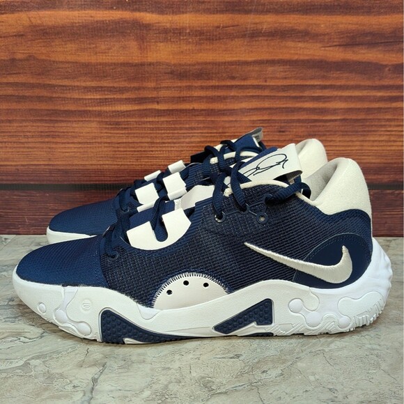 Nike PG 6 TB Promo Men\'s 8.5 Midnight Navy White Basketball Shoes DX6654-401 main image 9